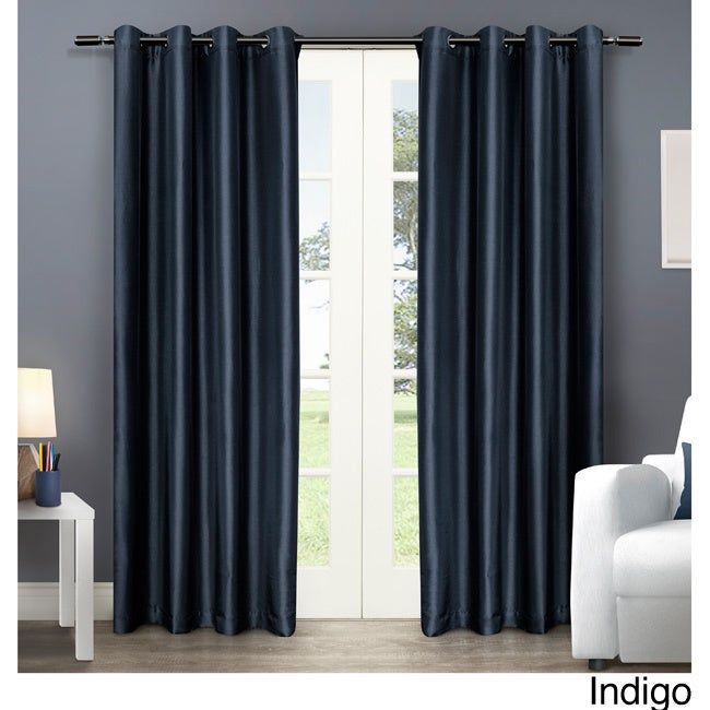 Details About Copper Grove Fulgence Faux Silk Grommet Top Panel Curtains – With Regard To Copper Grove Fulgence Faux Silk Grommet Top Panel Curtains (View 2 of 25)