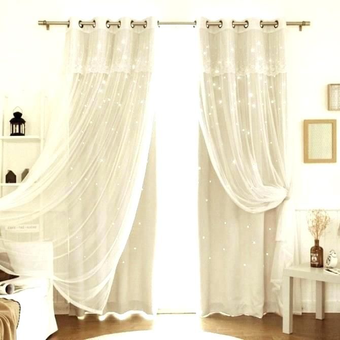 Double Panel Curtains – Mopayitforward Inside Signature White Double Layer Sheer Curtain Panels (View 23 of 25)
