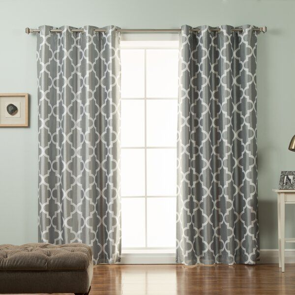 Draft Blocking Curtains | Wayfair Regarding Easton Thermal Woven Blackout Grommet Top Curtain Panel Pairs (View 15 of 25)