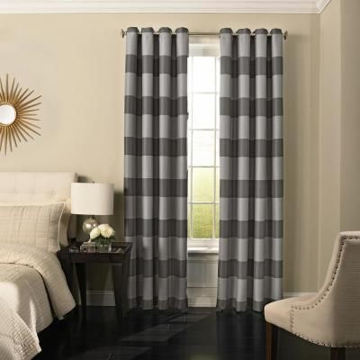 Eclipse Caprese Blackout Window Curtain Panel In Silver – 52 Inside Eclipse Caprese Thermalayer Blackout Window Curtains (View 12 of 25)
