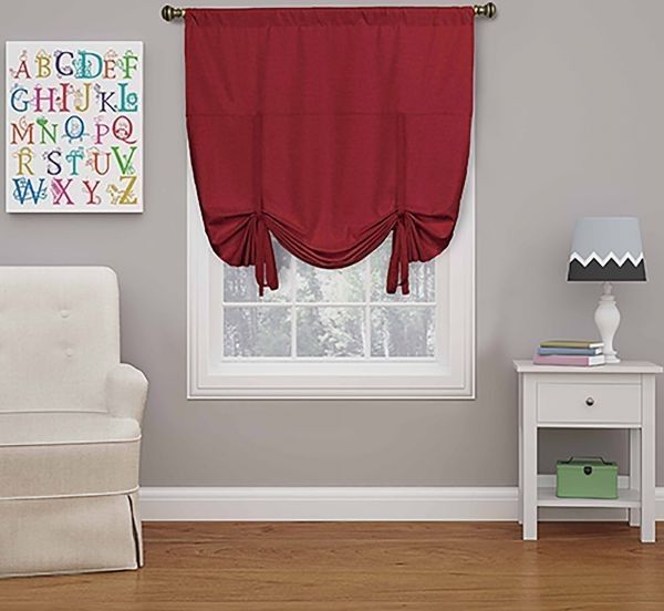 Eclipse Curtains Eclipse 16170042X063Rby Kendall 42 Inch63 Inch  Blackout Window Single Tie Up Shade, Ruby Price In Saudi Arabia | Compare  Prices With Regard To Eclipse Kendall Blackout Window Curtain Panels (View 21 of 25)