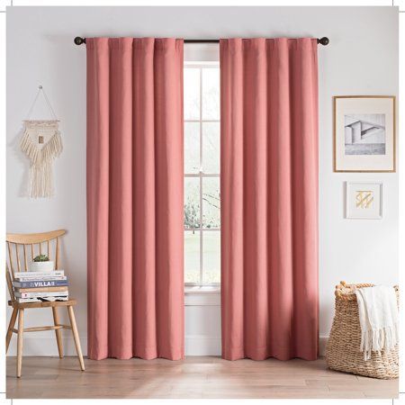 Eclipse Edisto Solid Thermalayer Blackout Window Curtain For Ladonna Rod Pocket Solid Semi Sheer Window Curtain Panels (View 9 of 25)