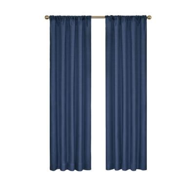 Eclipse Kendall Blackout Window Curtain Panel In Black – 42 Throughout Eclipse Kendall Blackout Window Curtain Panels (View 11 of 25)