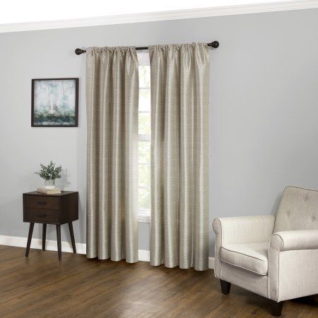Eclipse Ludlow Blackout Curtain Panel Granite | Products Within Eclipse Newport Blackout Curtain Panels (View 11 of 25)
