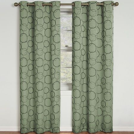 Eclipse Meridian Grommet Top Blackout Curtain Panel Intended For Meridian Blackout Window Curtain Panels (View 5 of 25)