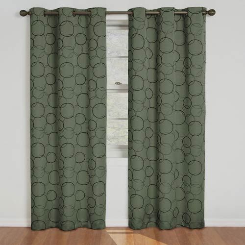 Eclipse Meridian Sage Blackout Window Curtain Panel With Thermaback Blackout Window Curtains (View 18 of 25)
