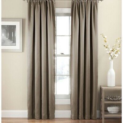 Eclipse Solid Thermapanel Room Darkening Curtain, Mushroom Lot Of 5 Curtains Throughout Eclipse Solid Thermapanel Room Darkening Single Panel (View 12 of 25)