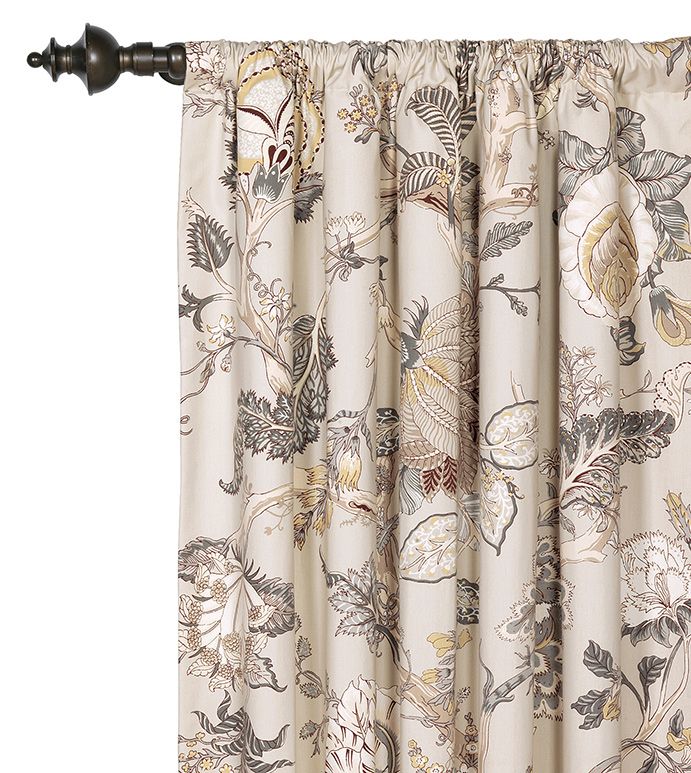 Edith Curtain Panel In Grey Printed Curtain Panels (View 9 of 25)