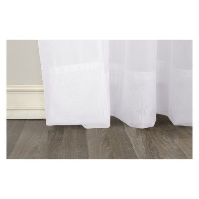 Emily Sheer Voile Grommet Curtain Panel White 59"x95" – No Pertaining To Emily Sheer Voile Grommet Curtain Panels (View 15 of 25)