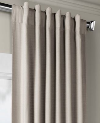 Exclusive Fabrics & Furnishings Bark Weave Solid Cotton 50 Regarding Bark Weave Solid Cotton Curtains (View 5 of 25)