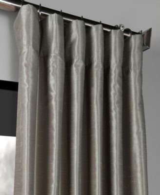 Exclusive Fabrics & Furnishings Blackout Vintage Textured 50 With Silver Vintage Faux Textured Silk Curtain Panels (View 6 of 25)