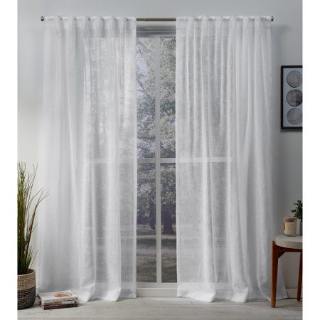 Exclusive Home Belgian Sheer Hidden Tab Top Curtain Panel Within Jacob Tab Top Single Curtain Panels (View 2 of 25)