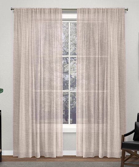 Exclusive Home Blush Belgian Semi Sheer Curtain Panel – Set Inside Belgian Sheer Window Curtain Panel Pairs With Rod Pocket (View 18 of 25)