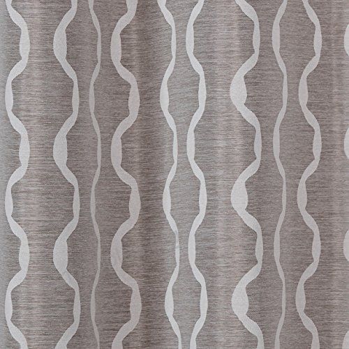 Exclusive Home Curtains Baroque Textured Linen Look Jacquard With Baroque Linen Grommet Top Curtain Panel Pairs (View 4 of 25)