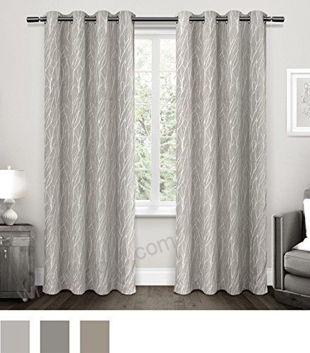 Exclusive Home Curtains Forest Hill Woven Room Darkening With Room Darkening Window Curtain Panel Pairs (View 25 of 25)