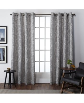 Exclusive Home Finesse Grommet Top Curtain Panel Pair In Intended For Oakdale Textured Linen Sheer Grommet Top Curtain Panel Pairs (View 2 of 27)