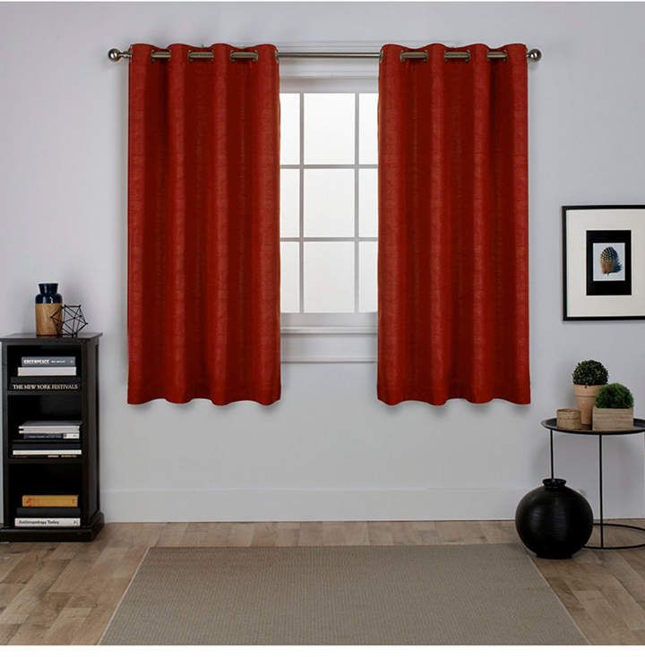 Exclusive Home Oxford Textured Sateen Woven Blackout Grommet Throughout Oxford Sateen Woven Blackout Grommet Top Curtain Panel Pairs (View 1 of 25)
