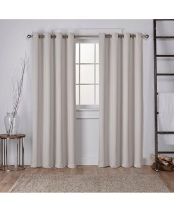 Exclusive Home Sateen Twill Woven Blackout Grommet Top In Sugar Creek Grommet Top Loha Linen Window Curtain Panel Pairs (View 8 of 26)