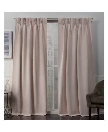 Exclusive Home Sateen Twill Woven Blackout Pinch Pleat Pertaining To Sateen Woven Blackout Curtain Panel Pairs With Pinch Pleat Top (View 2 of 25)