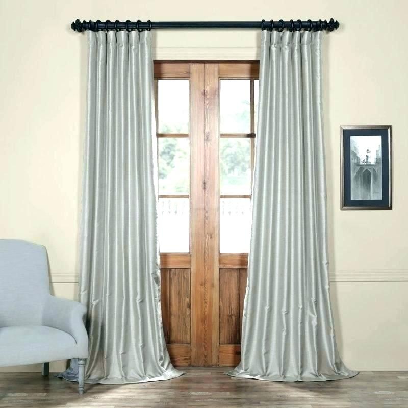 Faux Dupioni Silk Curtains – Abbefamily Regarding Flax Gold Vintage Faux Textured Silk Single Curtain Panels (View 16 of 25)