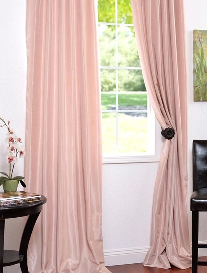 Faux Dupioni Silk Curtains – Aniveldetenis Inside Vintage Faux Textured Dupioni Silk Curtain Panels (View 24 of 25)