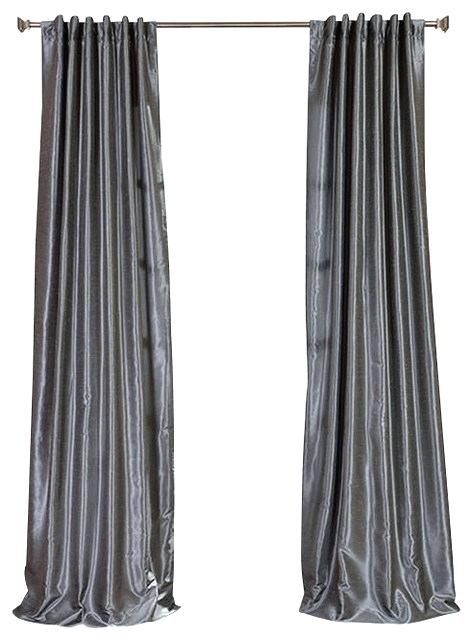 Faux Dupioni Silk Curtains – Jokowidada Inside Flax Gold Vintage Faux Textured Silk Single Curtain Panels (View 15 of 25)