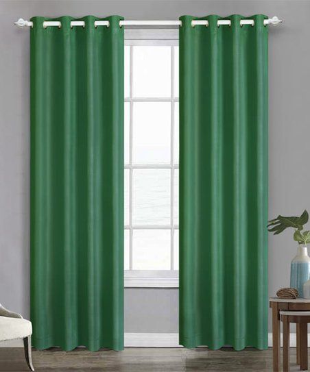 Fiesta® Meadow Cotton Solid Curtain Panel | Zulily With Solid Cotton Curtain Panels (View 22 of 25)