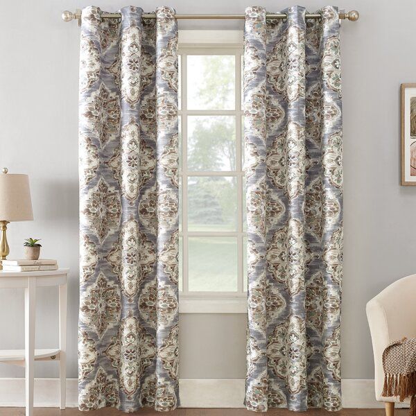 Floral Water Colour Curtains | Wayfair (View 3 of 25)