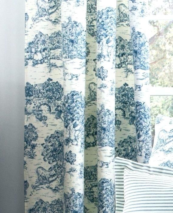 French Country Drapes – Digitalprinting5 With Gray Barn Dogwood Floral Curtain Panel Pairs (View 9 of 25)