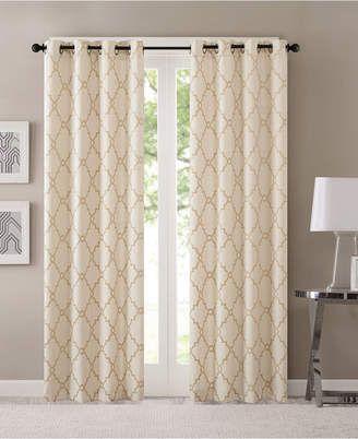 Fretwork Panels – Shopstyle With Essentials Almaden Fretwork Printed Grommet Top Curtain Panel Pairs (View 6 of 25)