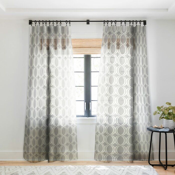 Gabriela Fuente Ooo Geometric Sheer Curtain Panels Pair With Elegant Comfort Window Sheer Curtain Panel Pairs (View 14 of 25)