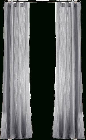 Garment Dyed Ticking Stripe Drapery Panel 96X60 White Within Ombre Stripe Yarn Dyed Cotton Window Curtain Panel Pairs (View 6 of 25)