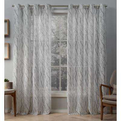 Geometric – Indoor – Thermal – Curtains & Drapes – Window With Easton Thermal Woven Blackout Grommet Top Curtain Panel Pairs (View 21 of 25)