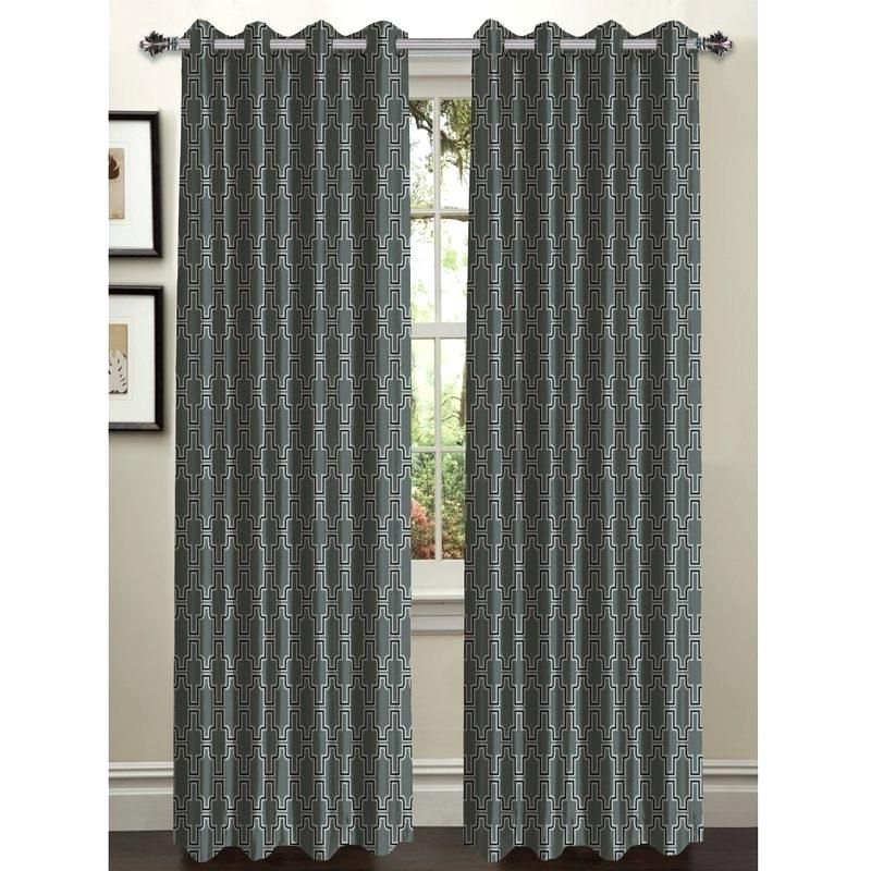 Geometric Sheer Curtains – Xluna (View 21 of 25)