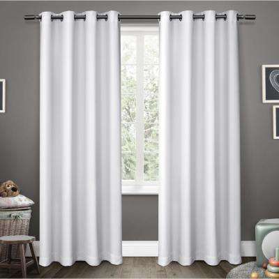 Geometric – Thermal – Curtains & Drapes – Window Treatments Inside Easton Thermal Woven Blackout Grommet Top Curtain Panel Pairs (View 6 of 25)