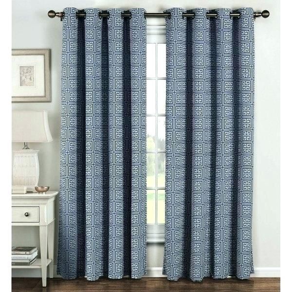 Grey Grommet Curtains Home Oxford Sateen Woven Blackout Top For Oxford Sateen Woven Blackout Grommet Top Curtain Panel Pairs (View 15 of 25)