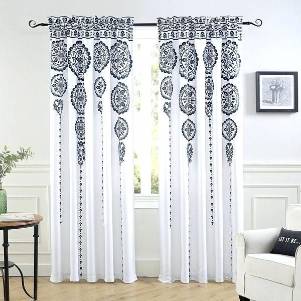 Grommet Blackout Curtains 63 Inch – Admworlddataprovider With Regard To Moroccan Style Thermal Insulated Blackout Curtain Panel Pairs (View 7 of 25)