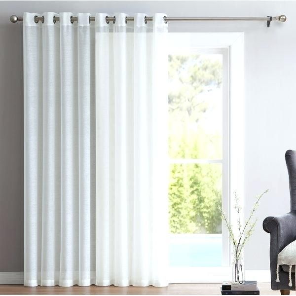 Grommet Patio Door Curtains – Garettgroves Intended For Patio Grommet Top Single Curtain Panels (View 12 of 25)