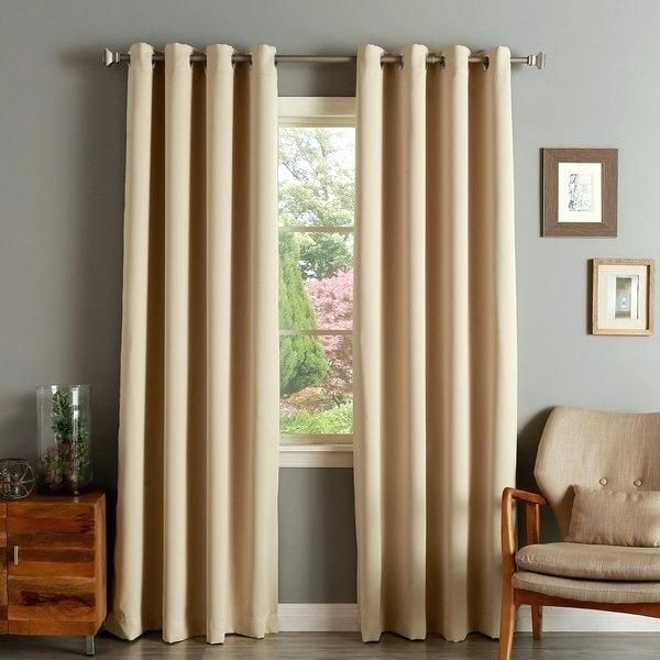 Grommet Top Blackout Curtains – Opcregiondemurcia Within Twig Insulated Blackout Curtain Panel Pairs With Grommet Top (View 17 of 25)