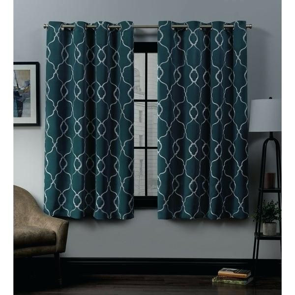Grommet Top Curtain Panels Bamboo Woven Blackout Panel Pair Intended For Thermal Woven Blackout Grommet Top Curtain Panel Pairs (View 8 of 25)
