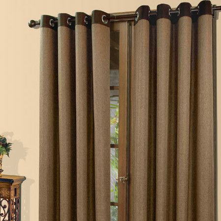 Grommet Topped Curtain Panel With A Herringbone Motif And Intended For Luxury Collection Faux Leather Blackout Single Curtain Panels (View 4 of 25)