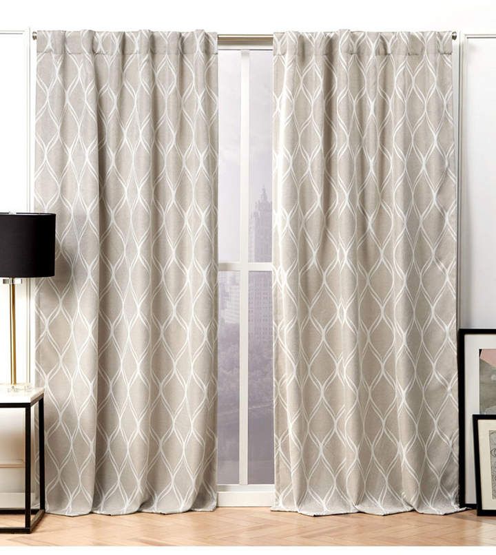 Hidden Tab Top Curtains – Shopstyle Within Forest Hill Woven Blackout Grommet Top Curtain Panel Pairs (View 21 of 25)