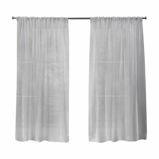Home Belgian Sheer Rod Pocket Curtain Panel Pair Pertaining To Belgian Sheer Window Curtain Panel Pairs With Rod Pocket (View 1 of 25)