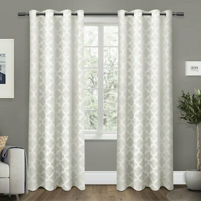 Home Cartago Grommet Curtain Panel Pair With Silvertone Grommet Thermal Insulated Blackout Curtain Panel Pairs (View 11 of 25)