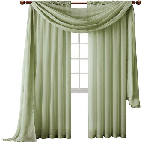 Infinity Sheer Rod Pocket Curtain Panel ($ (View 9 of 25)