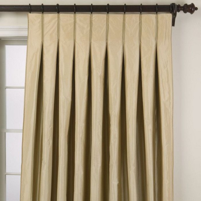 Inverted Pinch Pleat Curtains | Pleated Curtains Pertaining To Solid Cotton Pleated Curtains (View 7 of 25)