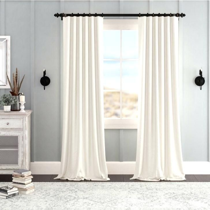 Ivory Velvet Curtains – Holyhealthcare Pertaining To Signature Ivory Velvet Blackout Single Curtain Panels (View 18 of 25)