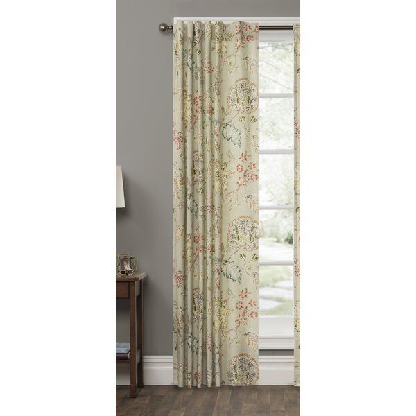 Jacobean Floral Curtains | Wayfair Pertaining To Cynthia Jacobean Room Darkening Curtain Panel Pairs (View 10 of 25)