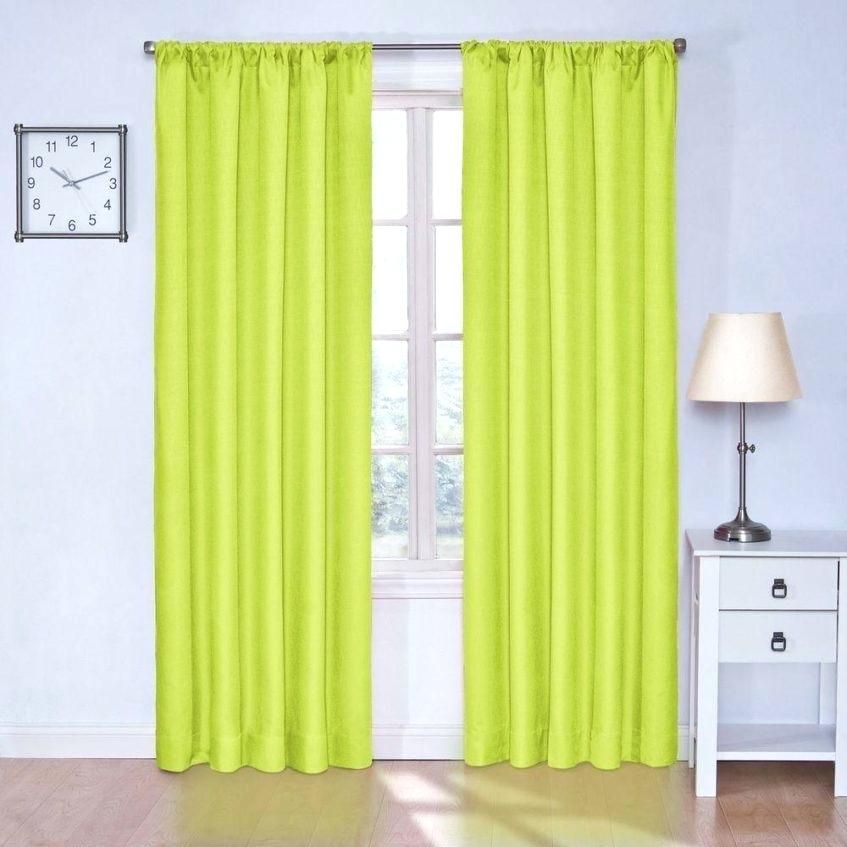 Kendall Curtains Eclipse Blackout Lime Curtain Panel In With Regard To Eclipse Kendall Blackout Window Curtain Panels (View 6 of 25)