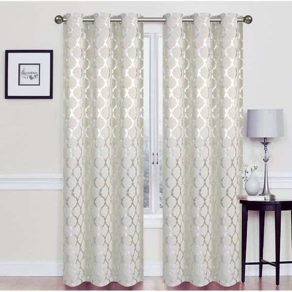 Kraker Energy Saving Lattice Geometric Blackout Thermal Within Sunsmart Abel Ogee Knitted Jacquard Total Blackout Curtain Panels (View 13 of 21)